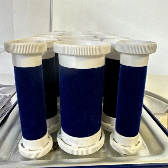 Remington Aqua-Curl Hair Rollers - Blue and White - Picture 9 of 11